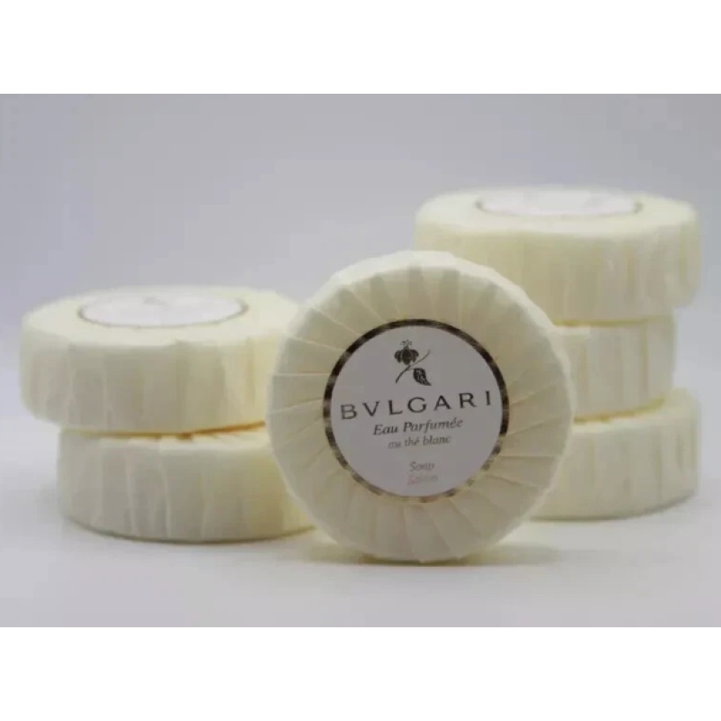 BVLGARI au thé Blanc ( White Tea ) Soap - 2.6oz / 75g Pack Of 6 NEW